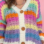 Rainbow Chunky Sweater - Ana Patricia Boutique