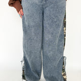 Camo Side Denim Jeans