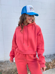 Simple Pullover- Coral