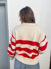 The Chrishall Sweater- Red