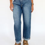Boyfriend Mid Rise Cuffed Jeans - Ana Patricia Boutique
