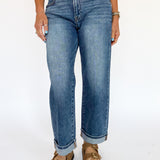 Boyfriend Mid Rise Cuffed Jeans - Ana Patricia Boutique