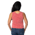 Nebraska Huskers  Cropped Rib Knit Tank - Ana Patricia Boutique
