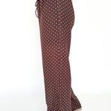 Polka Dot Pants- Brown