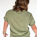The Mali Basic Tee-Olive - Ana Patricia Boutique