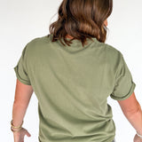The Mali Basic Tee-Olive - Ana Patricia Boutique