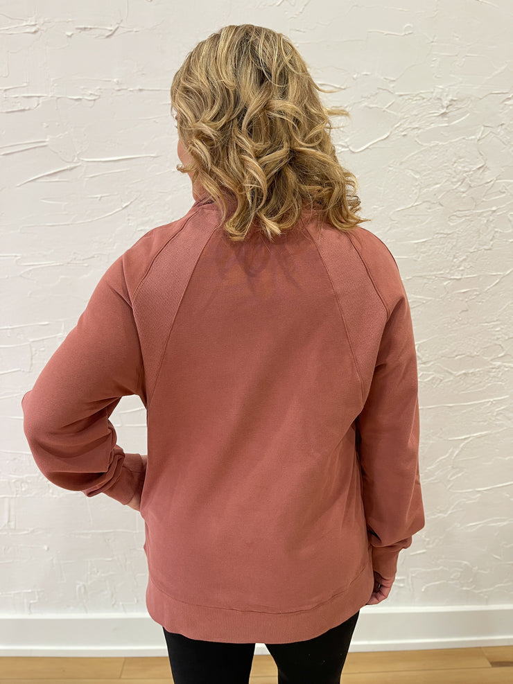 The Hooper Pullover-Mauve