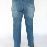 Varsity Stripe Barrel Jeans - Ana Patricia Boutique