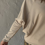 Brushed Cowl Neck Top- Cream - Ana Patricia Boutique