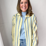 Stripe Buton Down -Yellow/Blue