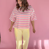 Mineral Wash Cargo Pant- Yellow