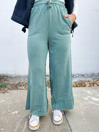 The Lounger Pants- Sage Green