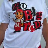 Go Big Red Herbie Tee- White