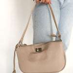 Textured Crossbody Bag- Taupe - Ana Patricia Boutique