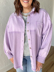 The Judie Jacket- Lilac