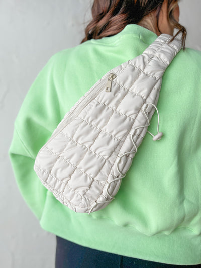 Quilted Sling- Ivory