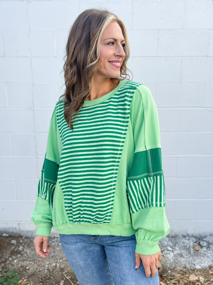 The Sylvia Top- Green