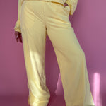 Windbreaker Track Pants- Yellow - Ana Patricia Boutique