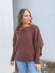 The Dani Sweater- Brown