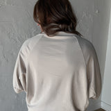 Brushed Cowl Neck Top- Cream - Ana Patricia Boutique