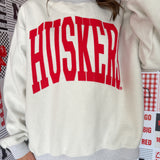 Huskers Reversible Mock Neck Sweatshirt - Ana Patricia Boutique