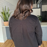 Twill Barn Jacket- Black - Ana Patricia Boutique