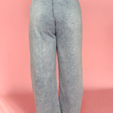 Elastic Band Barrel Jeans