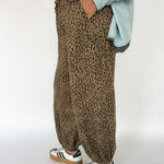 Leopard Terry Joggers - Ana Patricia Boutique