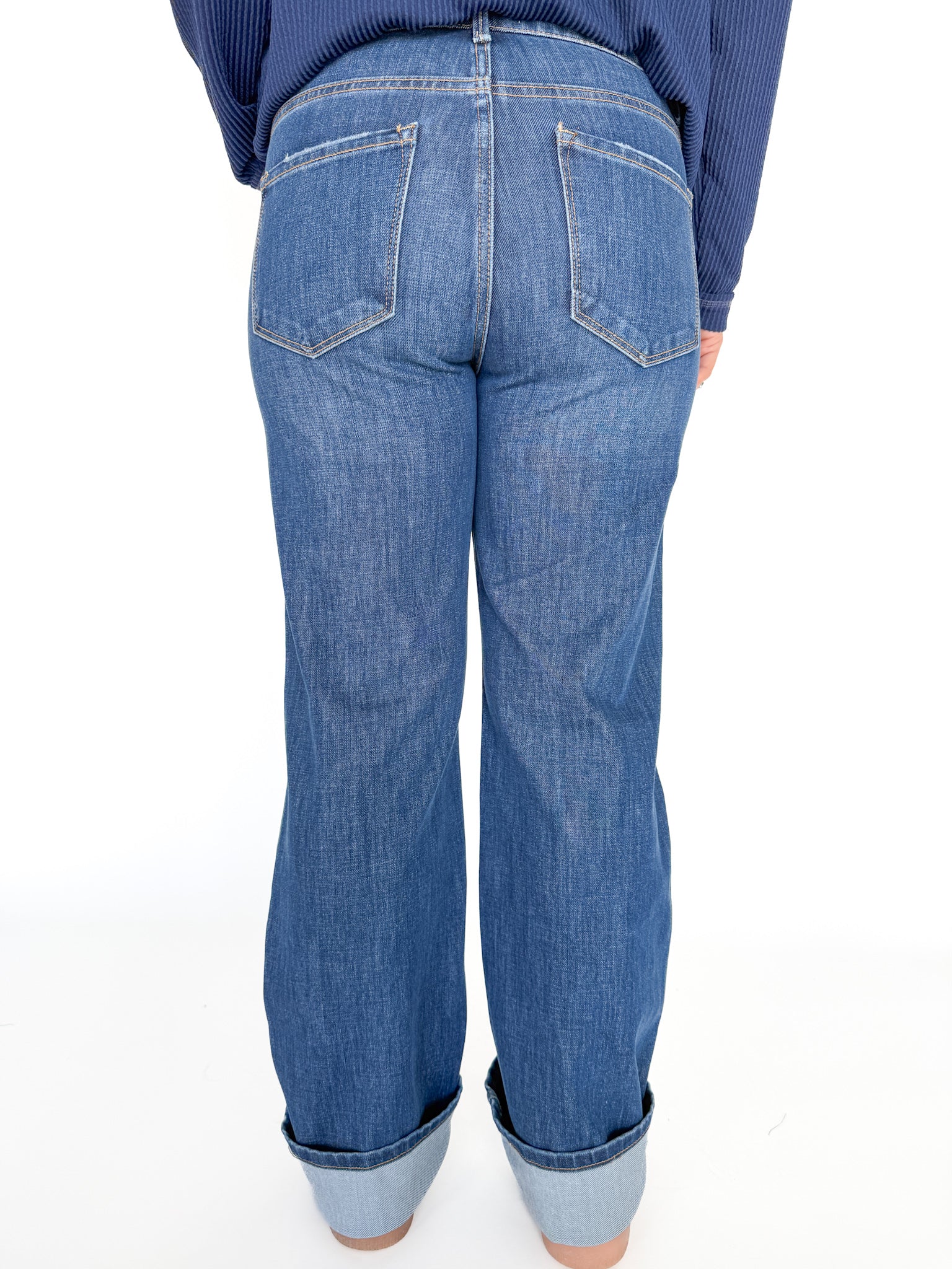 Tummy Contral High Rise Straight- Dark - Ana Patricia Boutique