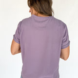 The Mali Basic Tee-Lavender - Ana Patricia Boutique