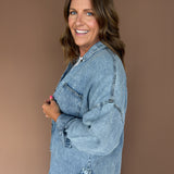 Washed Chambray Button Up