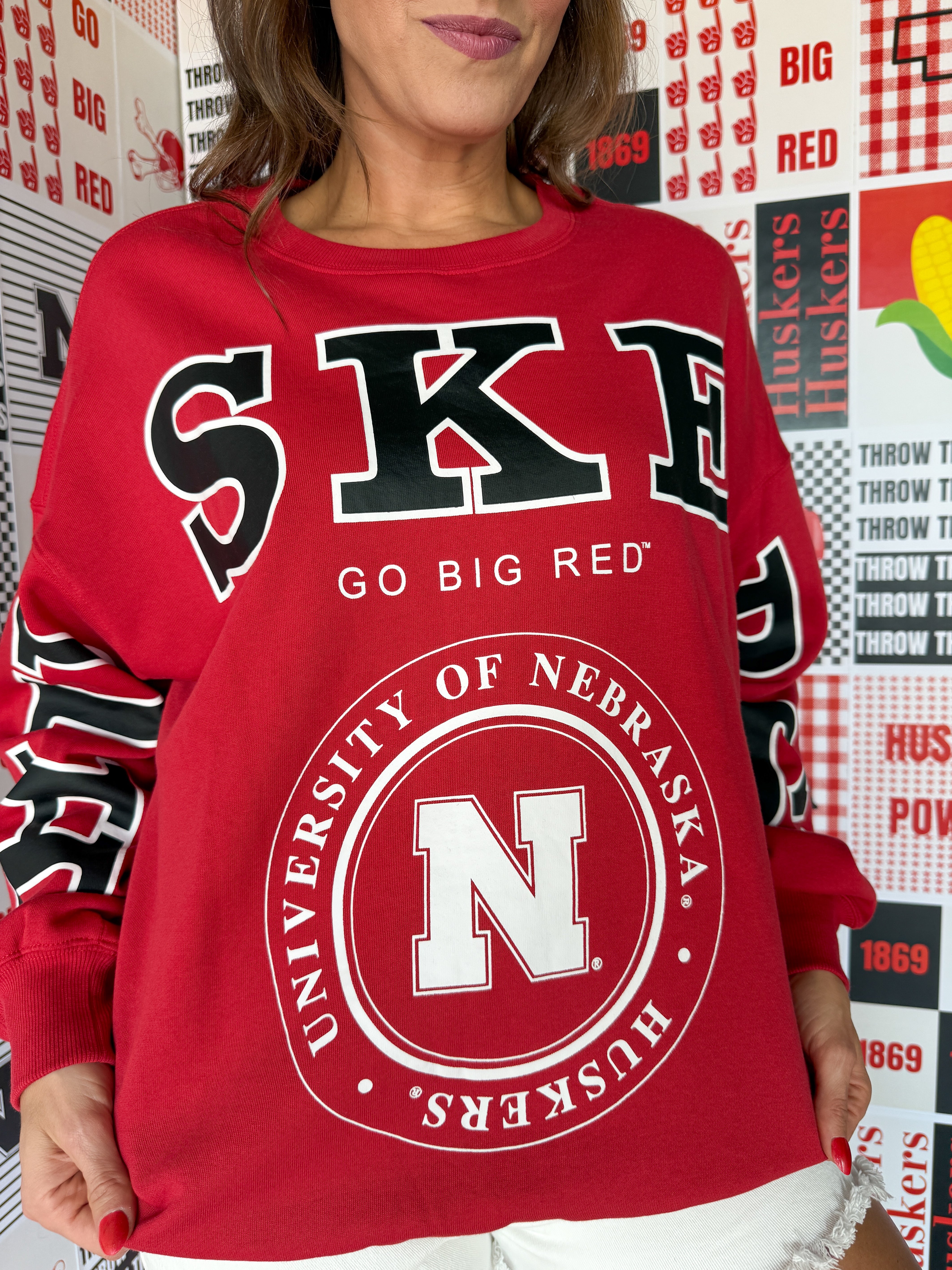 Nebraska Philly Split Crew - Ana Patricia Boutique