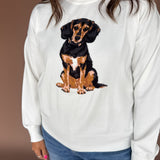 Beagle Dog Sweater-White