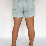 Comfort Denim Short- Light Wash