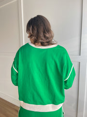 Pushing Limits Pullover- Green