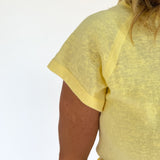 The Ivy Basic Tee- Yellow