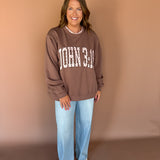 John 3:16 Mock Neck Pullover