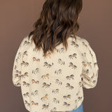 Horse Print Jacket