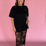 Sheer Lace Layered Dress - Ana Patricia Boutique