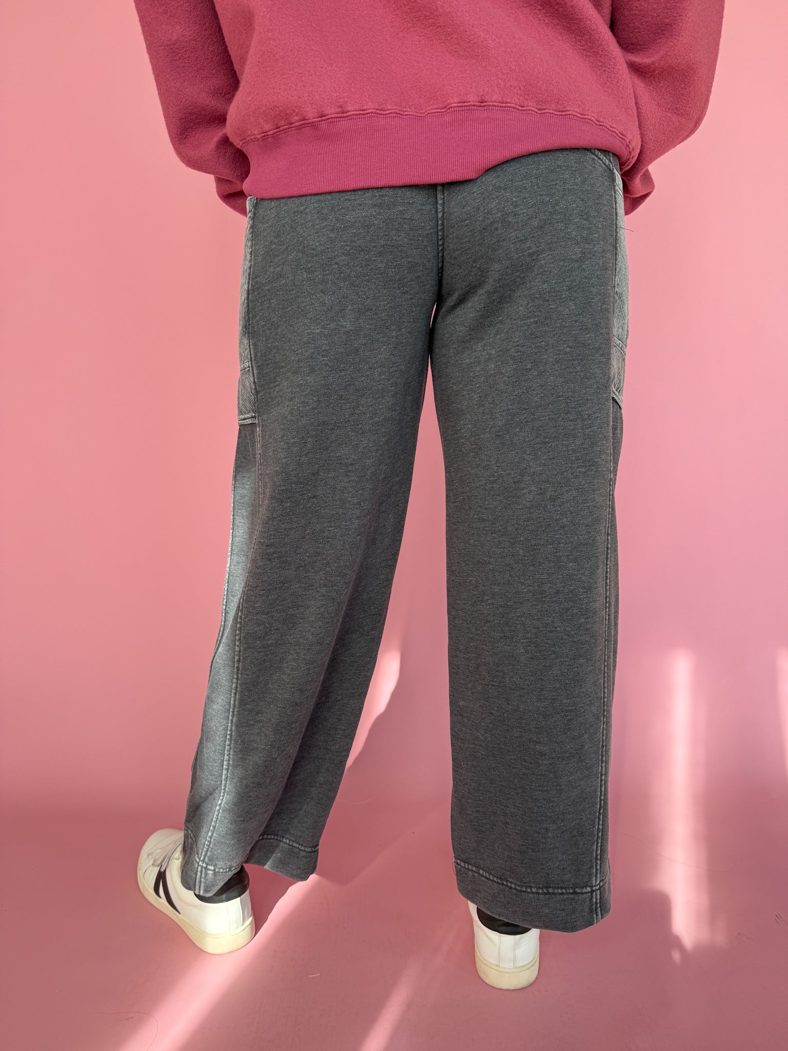 Mineral Wash Cargo Pant- Black - Ana Patricia Boutique