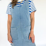 Overall Dress- Denim