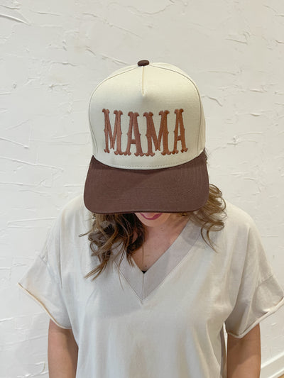 MAMA Trucker Hat- Brown