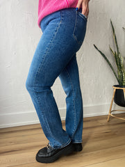 The Hannah High Rise Straight Jeans