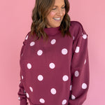 Praise God Reversible Mock Sweatshirt - Ana Patricia Boutique