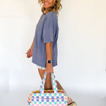 Mineral Wash Oversized Tee-Indigo Blue - Ana Patricia Boutique