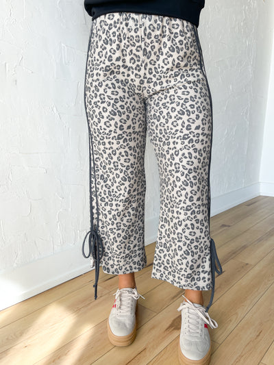 Leopard French Terry Pants