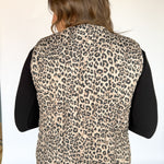 Leopard Tie Front Vest - Ana Patricia Boutique