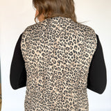 Leopard Tie Front Vest - Ana Patricia Boutique