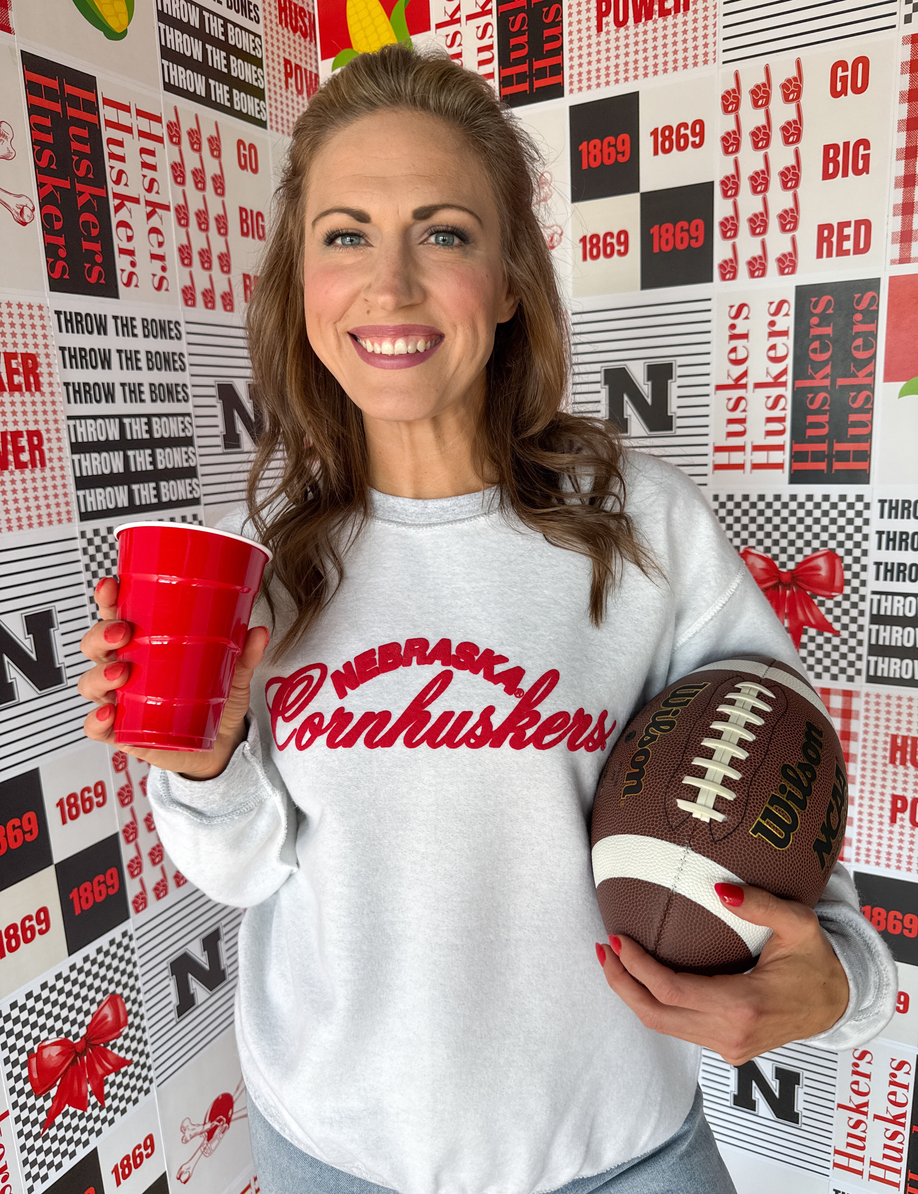 Nebraska Inside Out Crewneck - Ana Patricia Boutique