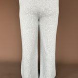 Pintuck Wide Leg Pants- Grey